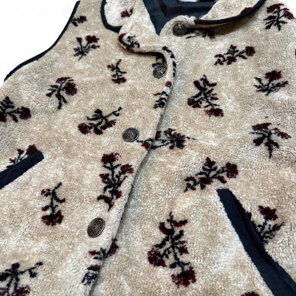 Vintage Black Diamond fleece button up vest - Picture 3 of 6